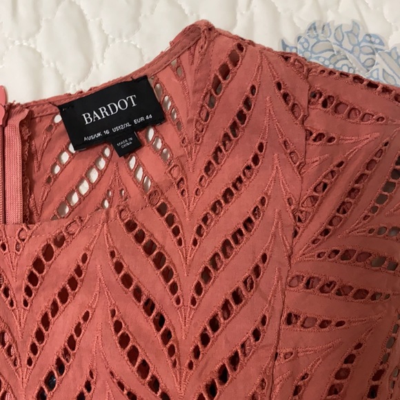 Bardot Dress Size 16- Terracotta - Picture 2 of 6